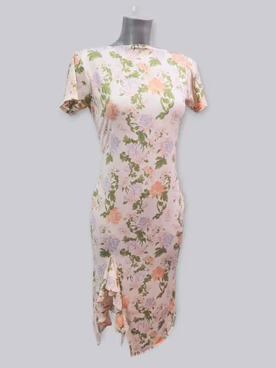 Anika, robe de danse tango imprimée 