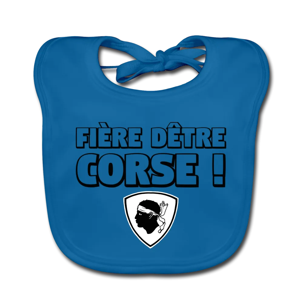 Bavoir bio Bébé Fière D'être Corse