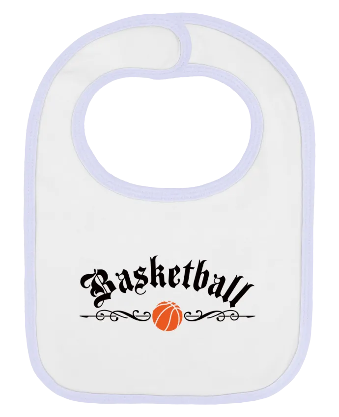 Bavoir bébé uni Basketball par Freeyourshirt.com