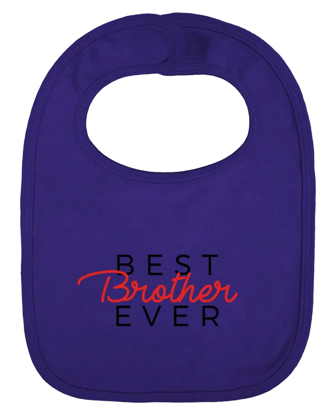 Bavoir bébé uni Best Brother ever par Nana