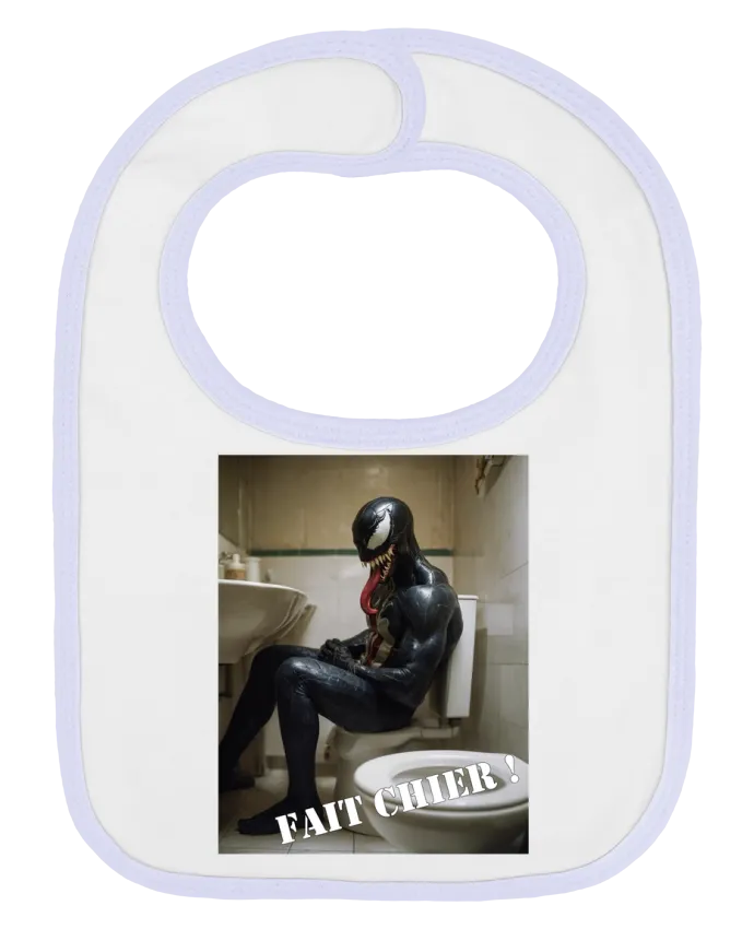 Bavoir bébé uni Venom par TiA