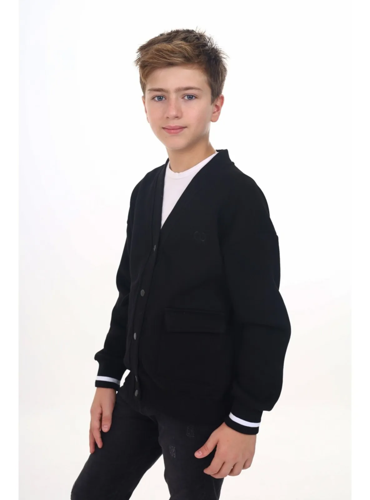 Black - Boys` Cardigan
