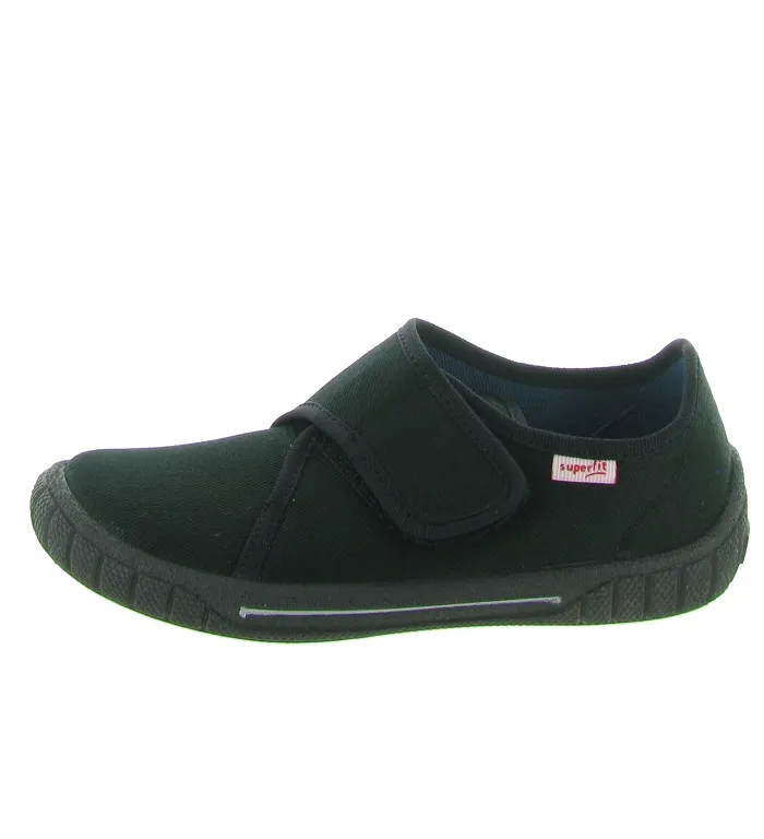 chaussons et pantoufles -  - junior garcon - Toile Jean - Noir - Superfit