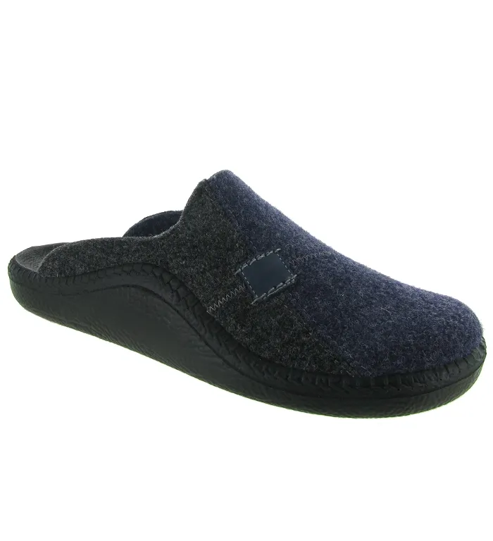chaussons et pantoufles - Mules Sabots - homme - Toile Jean - Bleu - Westland