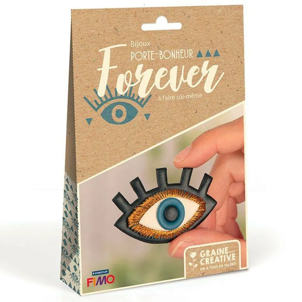 Coffret bijoux à faire soi-même en pâte polymère - forever