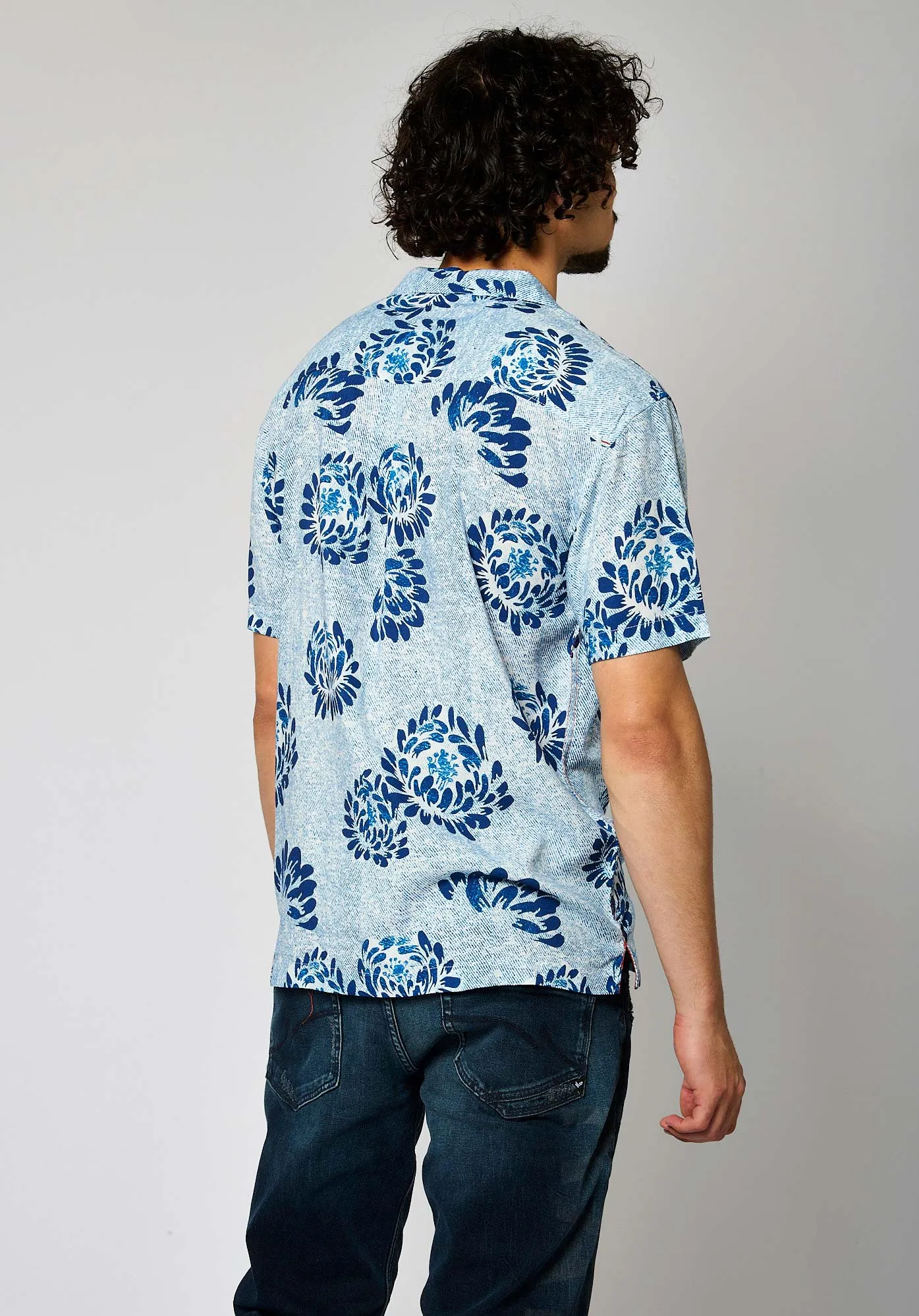 Débardeur fleuri Femme FREDA Anis