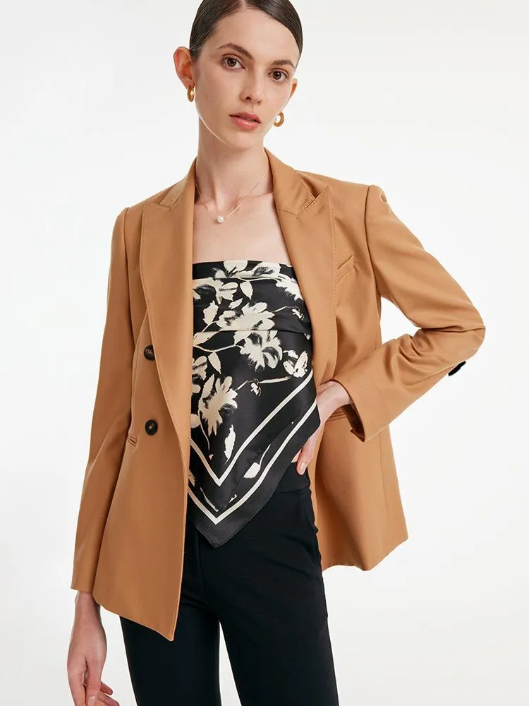 Foulard en Soie 14 Momme 90 Carrés