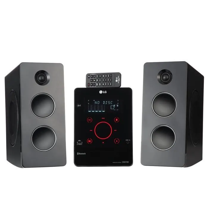 LG CM2760 - Micro Chaine Bluetooth 160 W - Noir