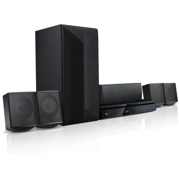 LG LHB625M Home Cinéma 5.1 - Lecteur Blu-ray - Bluetooth - DLNA - Noir