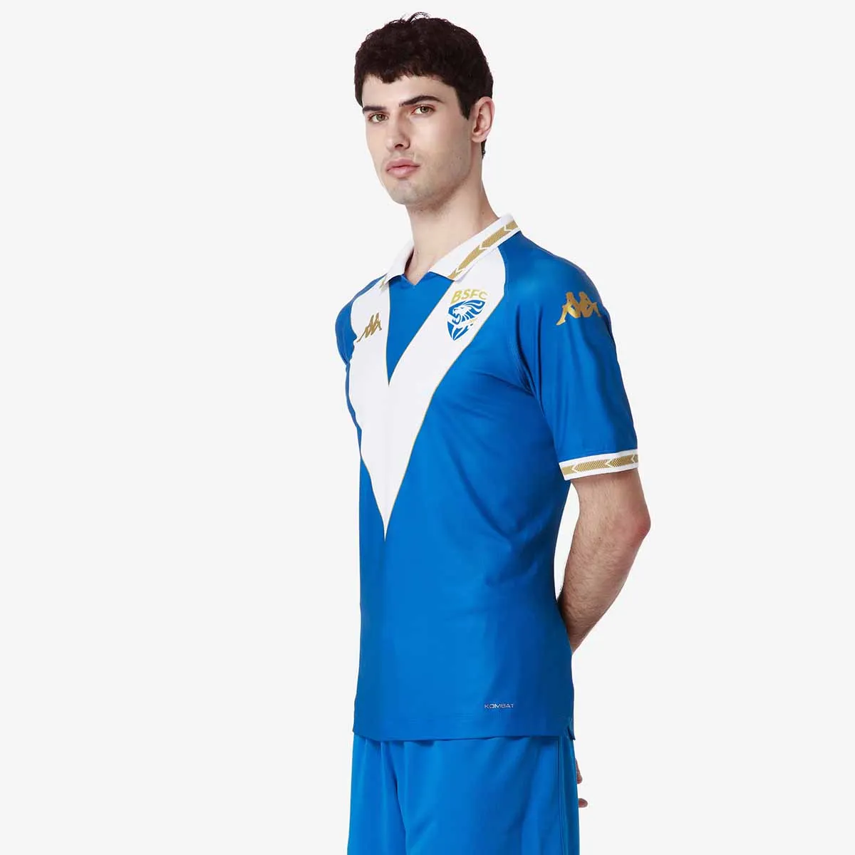 Maillot Kombat Pro Home Brescia 24/25 Bleu Homme