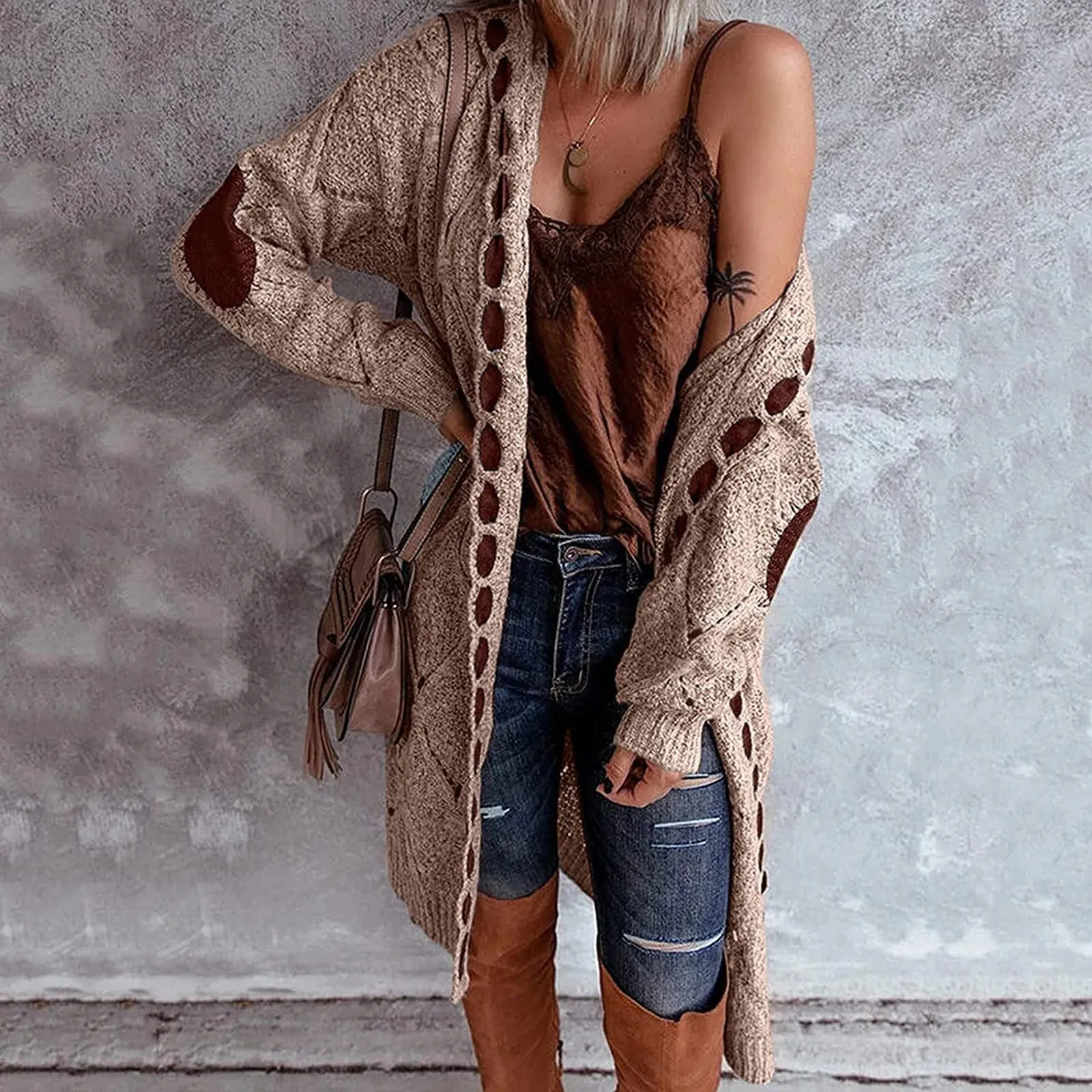 MARIELLE | Cardigan Bohème avec Détails légants