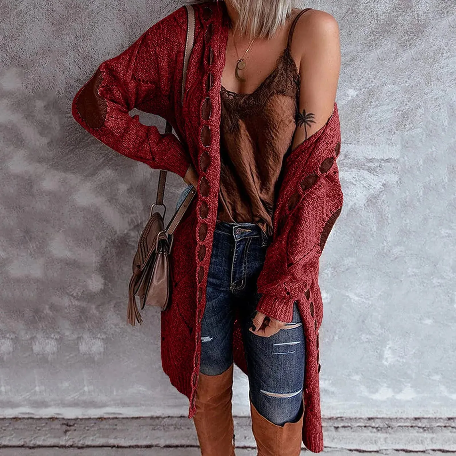 MARIELLE | Cardigan Bohème avec Détails légants