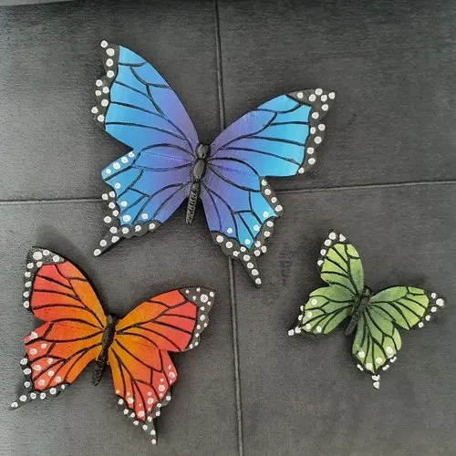 Moule silicone papillon 19cm pour plâtre argile pâte polymère fimo savon résine cire béton polyester k497 5f600