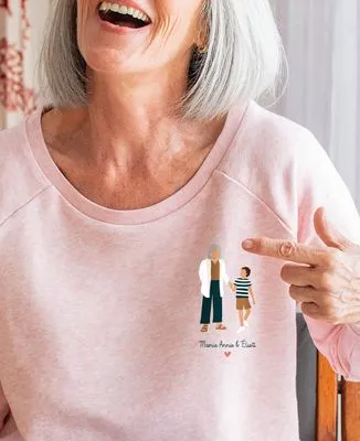 Mug Mamie et moi personnalisé
