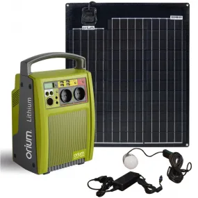 Orium Pack Station d'énergie portative IZYWATT 288 + Panneau solaire 50W