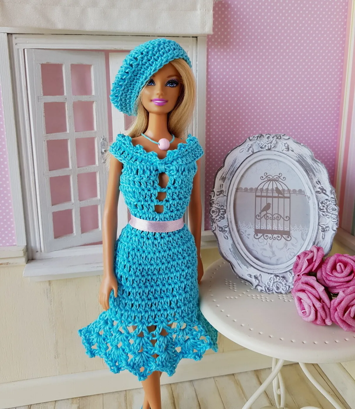 "Kerlyne" patron crochet poupée Barbie
