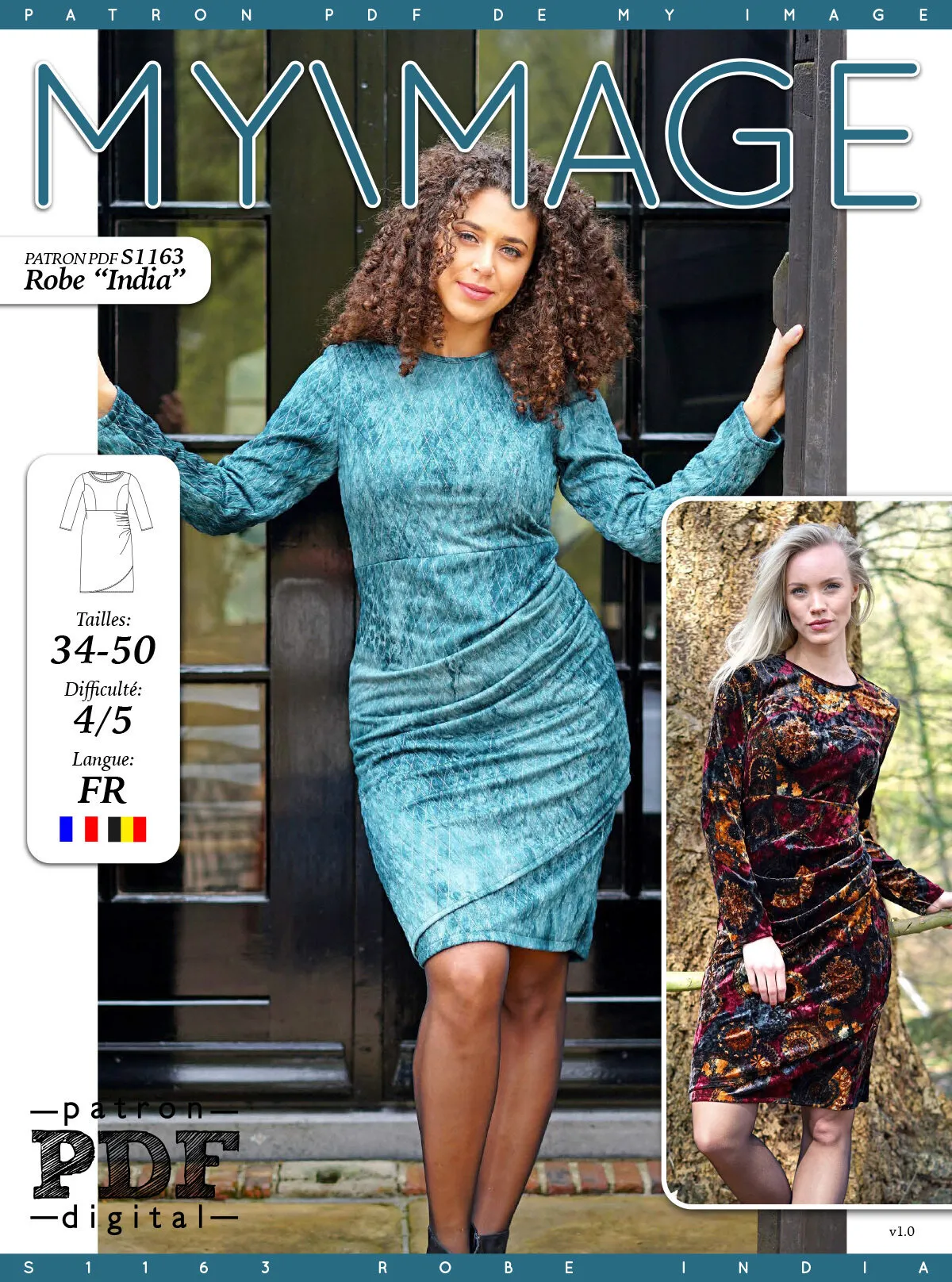 Robe India Patron de Couture