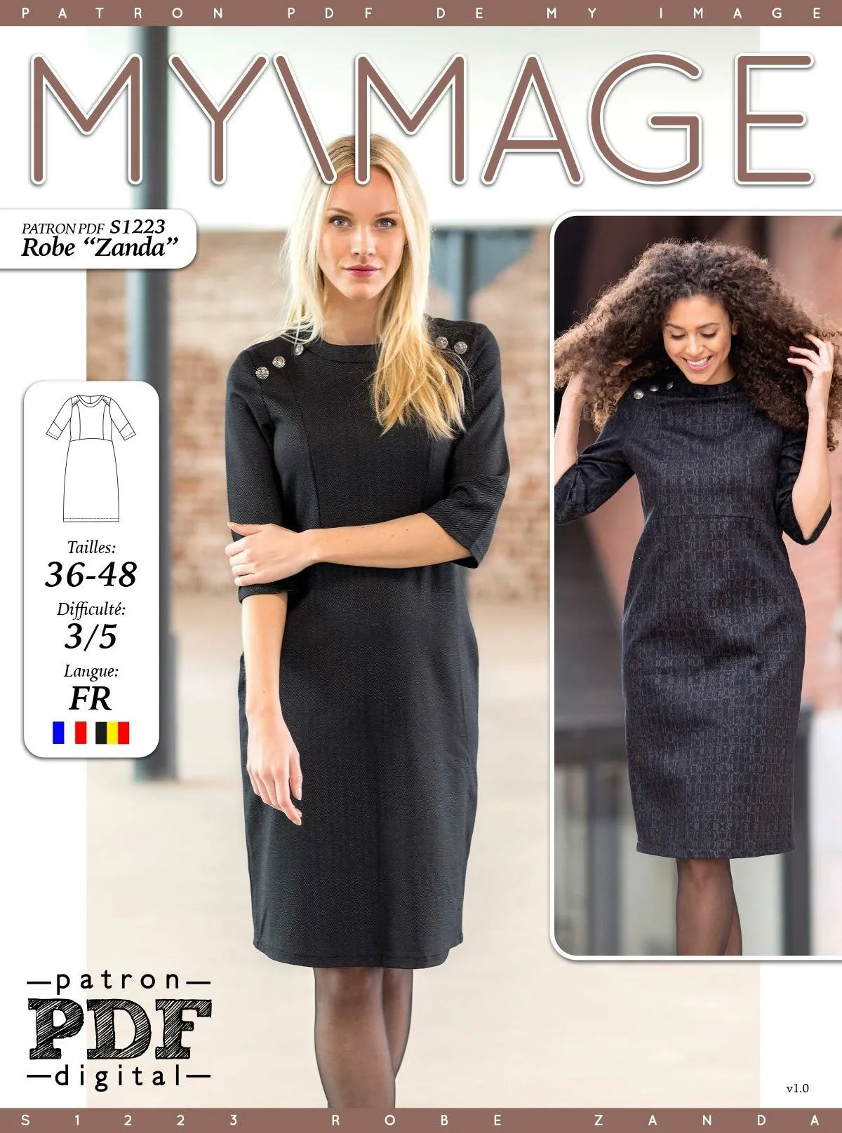 Robe Zanda Kimly Patron de Couture