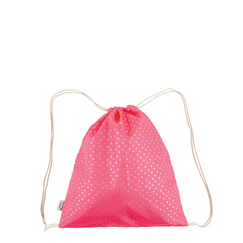 Sac à dos L'école des Tann's 27 cm Fleur - Rose