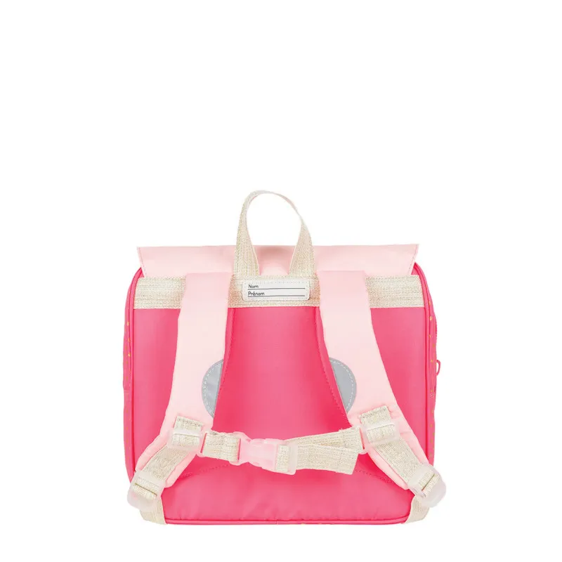 Sac à dos L'école des Tann's 27 cm Fleur - Rose