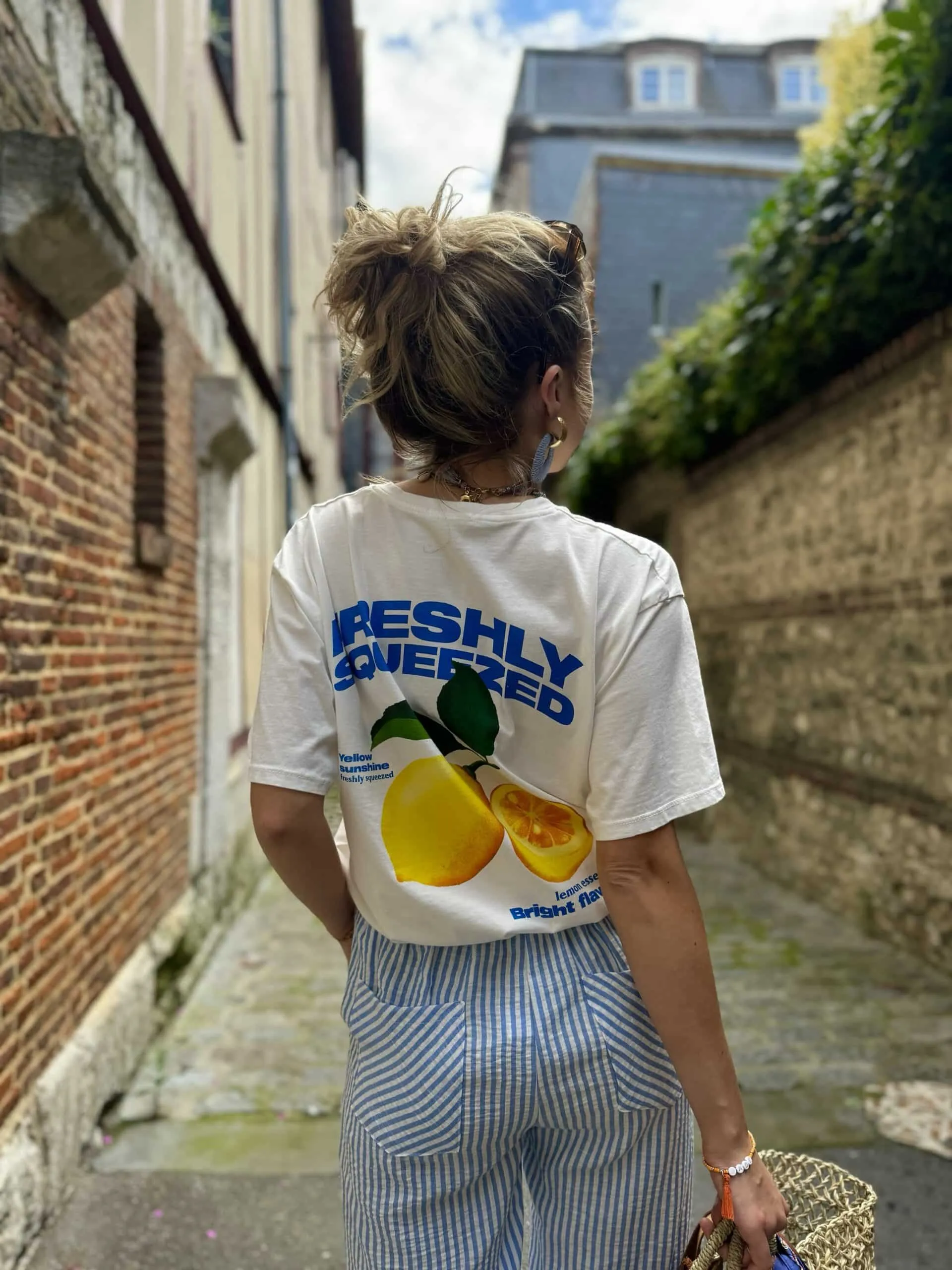 T-shirt freshly | Concept Store En Ligne | Jade & Lisa