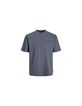 T-shirt Jack & Jones Lisa Col rond Marquage Col ras du cou Sn Gris