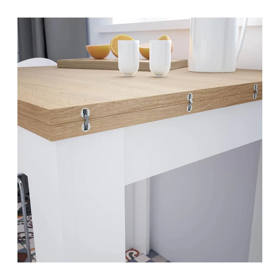 Table extensible système d'ouverture en livre | 3 Suisses