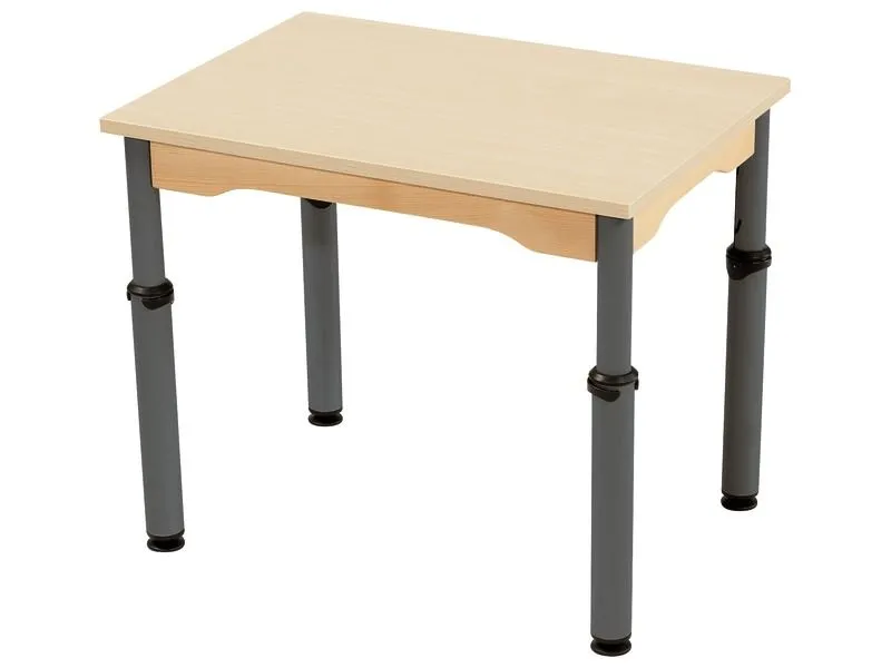 TABLE PLATEAU MÉLAMINÉ - RÉGLABLE EN HAUTEUR